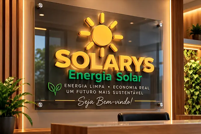 Fachada da SOLARYS Energia Solar em Cataguases/MG